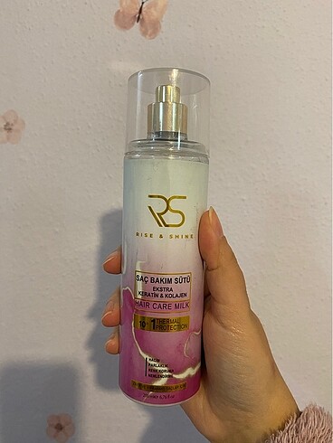 Rise and shine keratin saç spreyi