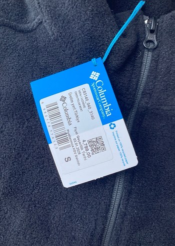 Columbia Siyah Fermuarlı Erkek Sweatshirt - Görsel 2