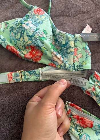 Victoria s Secret Çiçek Desenli Bohem Dantel Detaylı Bikini