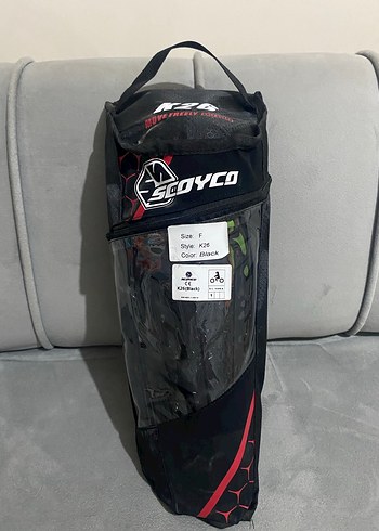 Scoyco K26 Motorcu Mafsallı Dizlik Ayarlanabilir,Korumalı sıır - Görsel 4