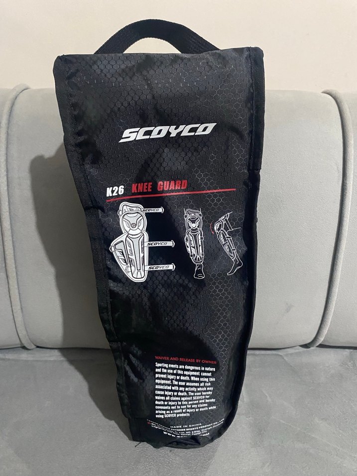 Scoyco K26 Motorcu Mafsallı Dizlik Ayarlanabilir,Korumalı sıır - Görsel 2