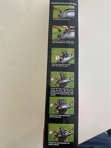 Motosiklet Scooter Bisiklet Telefon Standı sıfır kutulu - Görsel 2