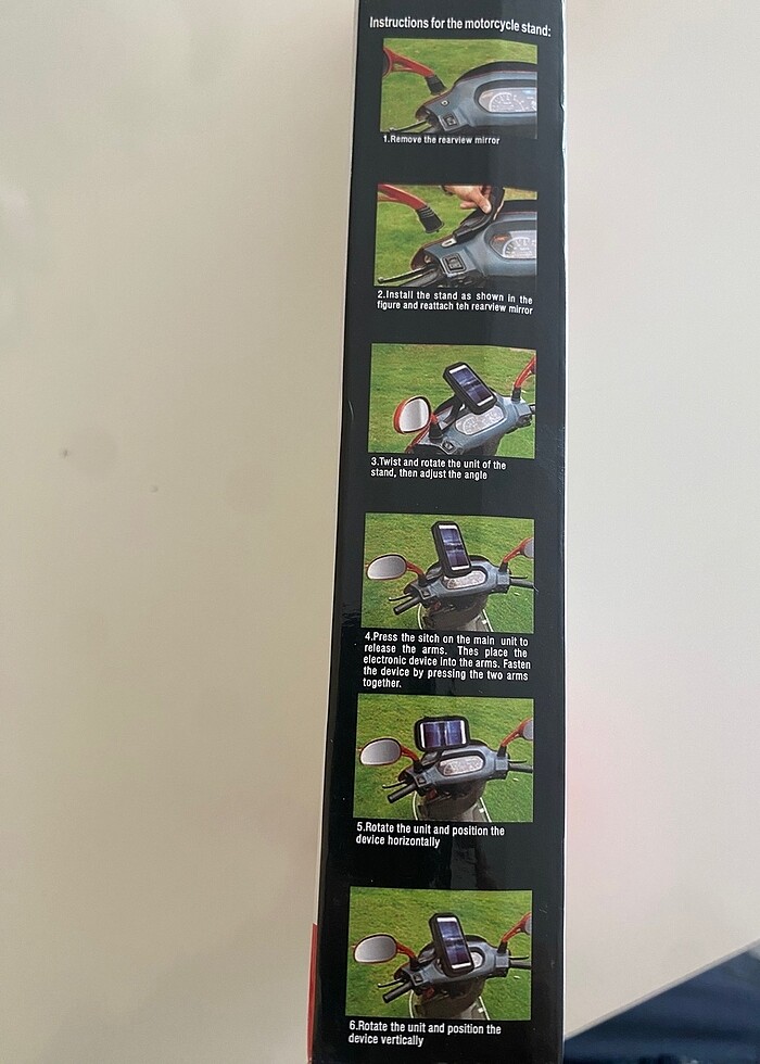 Motosiklet Scooter Bisiklet Telefon Standı sıfır kutulu - Görsel 2