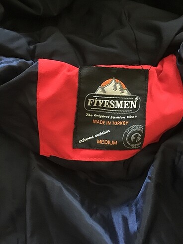 m Beden Kırmızı Şişme Mont