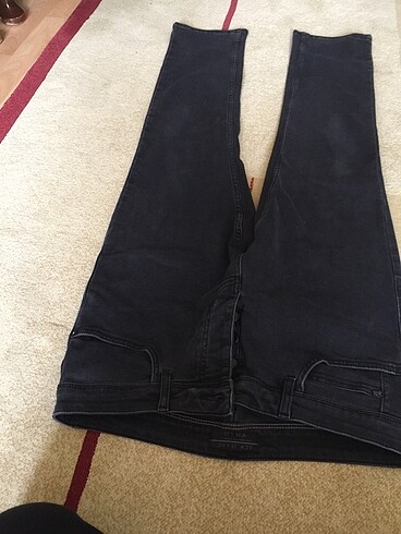 44 Beden siyah Renk Siyah Jean Unisex