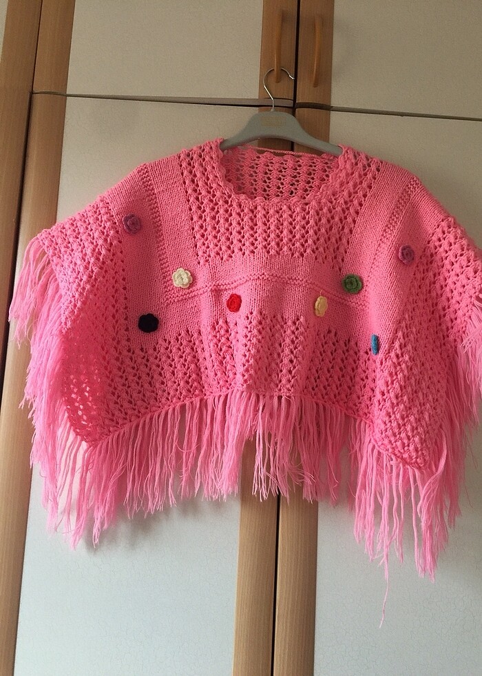 Kız Çocuk Panço - Görsel 2