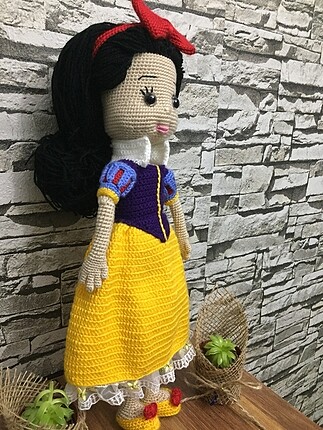 Beden Renk Amigurimi pamuk prenses bebek