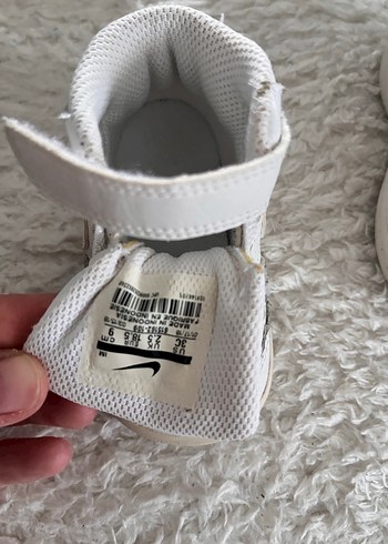 Erkek Çocuk Beyaz Cırt Cırtlı Spor Ayakkabı - Görsel 4