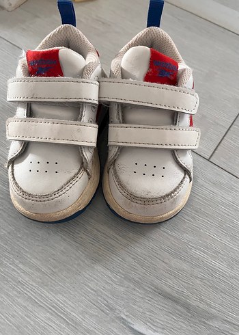 Erkek Çocuk Beyaz Cırt Cırtlı Spor Ayakkabı - Görsel 3