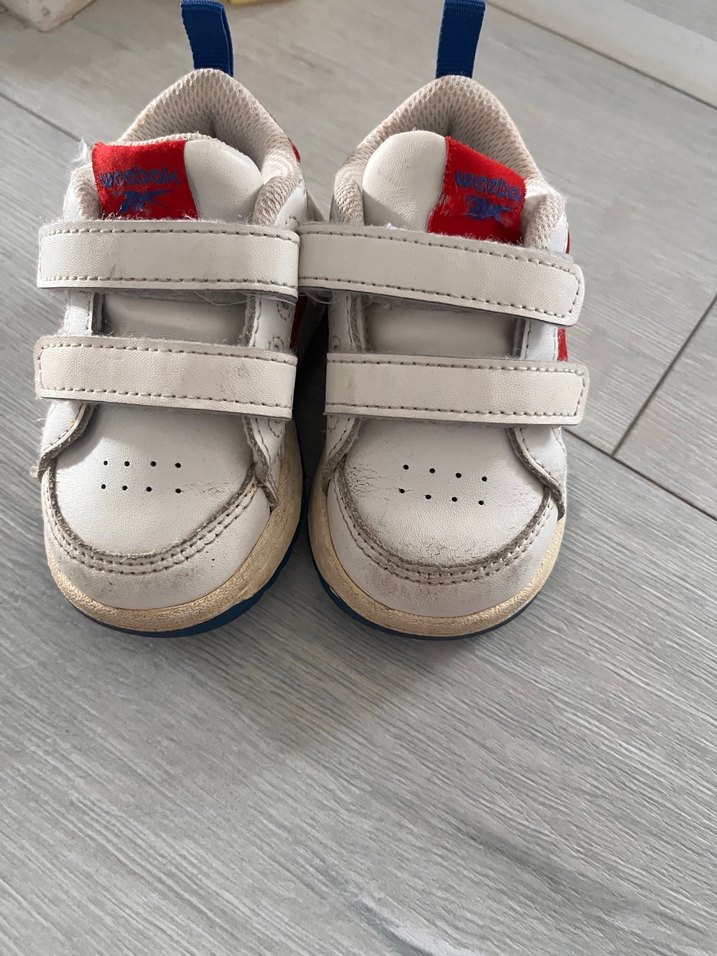 Erkek Çocuk Beyaz Cırt Cırtlı Spor Ayakkabı - Görsel 3