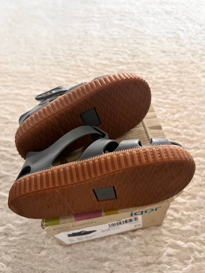 Gri Erkek Çocuk Kayışlı Terlik - Görsel 5