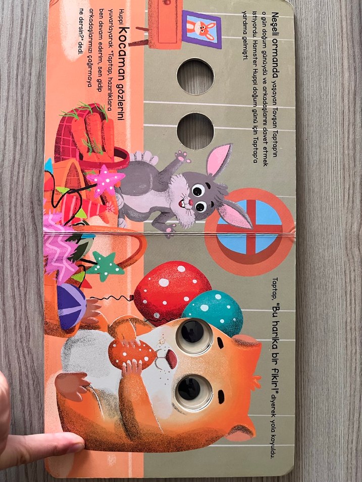 Tavşan Taptap ve Sevimli Dostları Çocuk Kitabı - Görsel 4