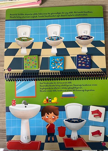 Yükselen Zeka Cırt Cırtlı Tuvalet Eğitimi Kitabı - Görsel 3
