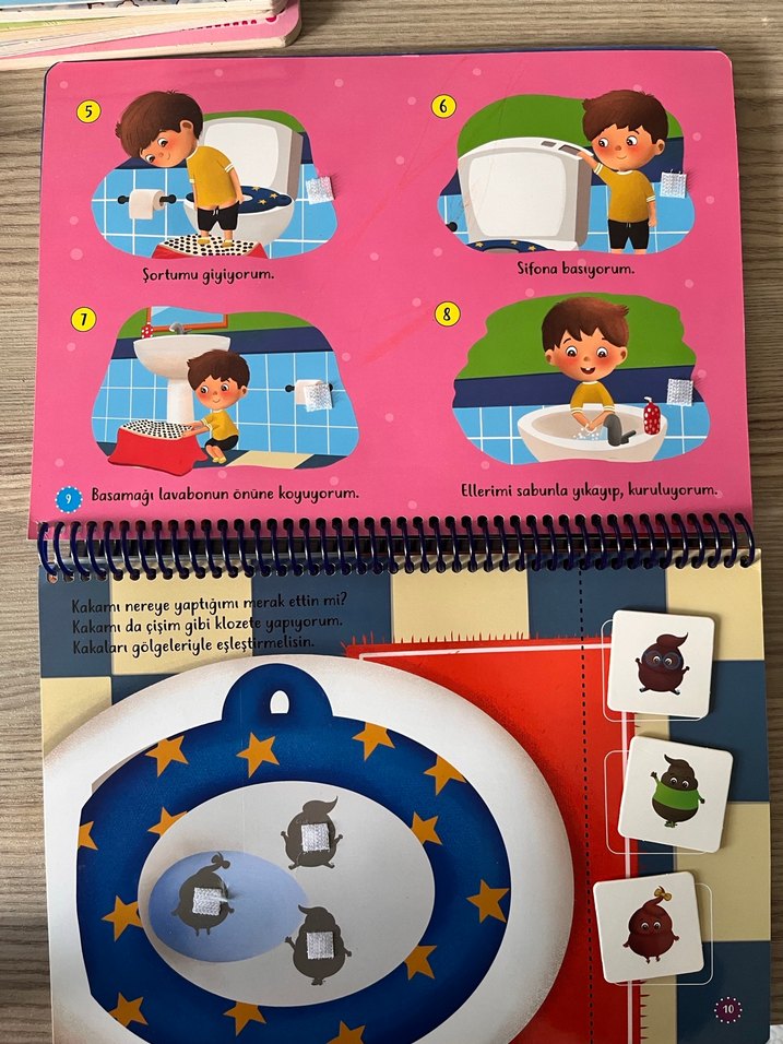 Yükselen Zeka Cırt Cırtlı Tuvalet Eğitimi Kitabı - Görsel 2