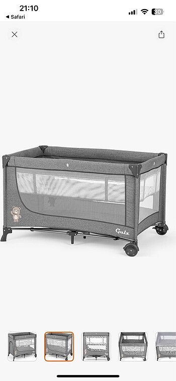 Uni baby bebek park yatak - Görsel 6