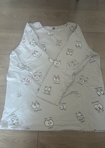 m Beden gri Renk Pijama Takımı
