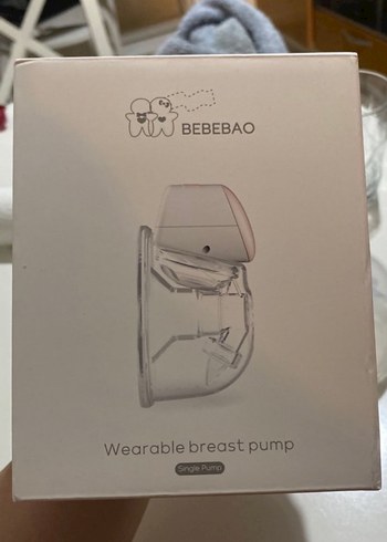 BEBEBAO Taşınabilir Göğüs Pompası Bej