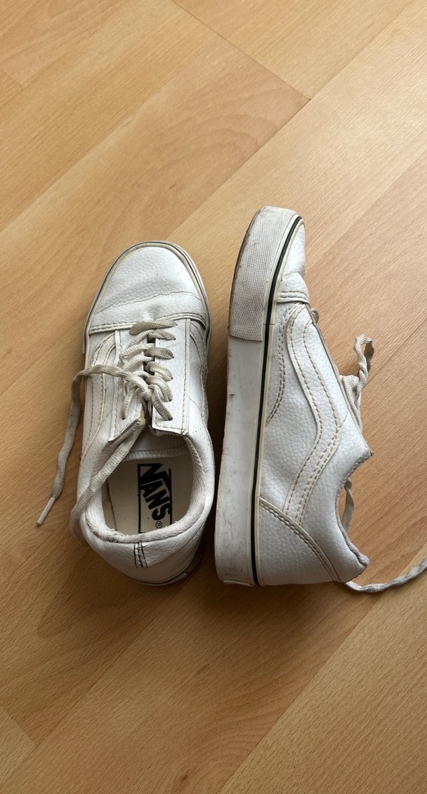 Vans Beyaz Düz Tabanlı Kadın Spor Ayakkabı - Görsel 5