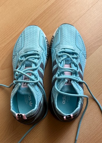 Adidas Turkuaz Bağcıklı Kadın Spor Ayakkabı - Görsel 6