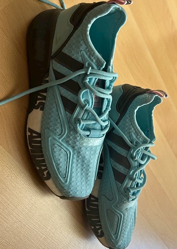 Adidas Turkuaz Bağcıklı Kadın Spor Ayakkabı - Görsel 3