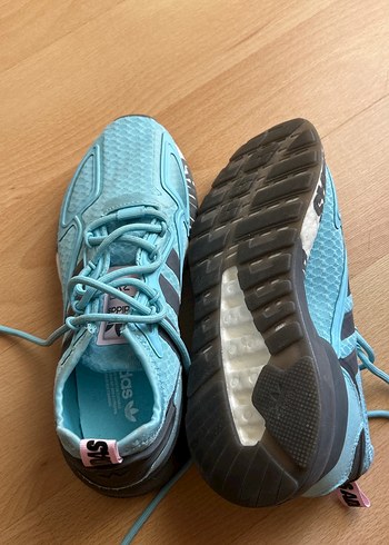 Adidas Turkuaz Bağcıklı Kadın Spor Ayakkabı - Görsel 7