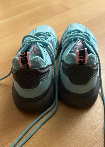 Adidas Turkuaz Bağcıklı Kadın Spor Ayakkabı - Görsel 4