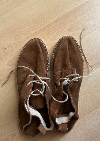 Bohem Tarz Kahverengi Kadın Ayakkabısı - Görsel 6