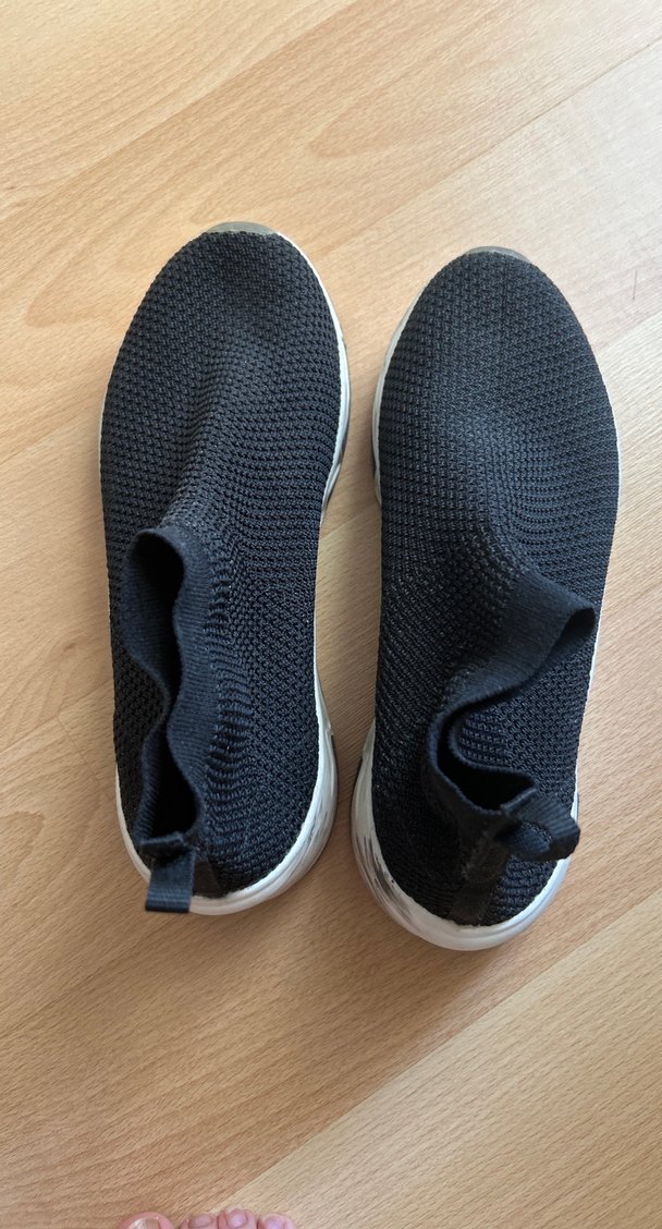 Kadın Bershka Siyah Dolgu Topuklu Spor Ayakkabı - Görsel 4