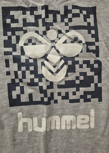 Hummel Hummel Erkek Gri Baskılı Kısa Kollu Tişört