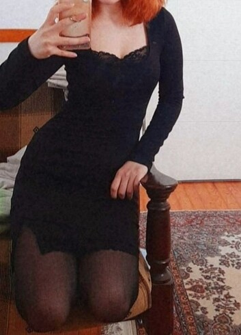 Trendyolmilla siyah elbise - Görsel 2