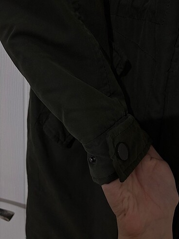 Haki yeşili parka - Görsel 6