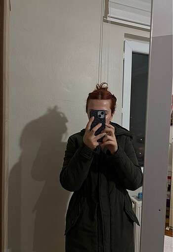 Haki yeşili parka - Görsel 15