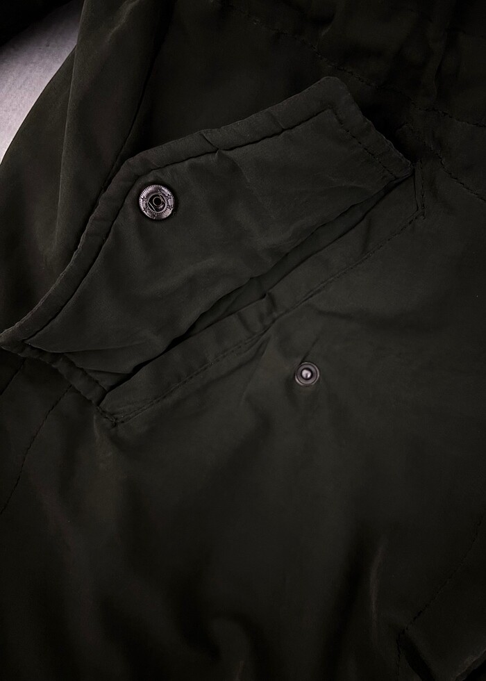 Haki yeşili parka - Görsel 2