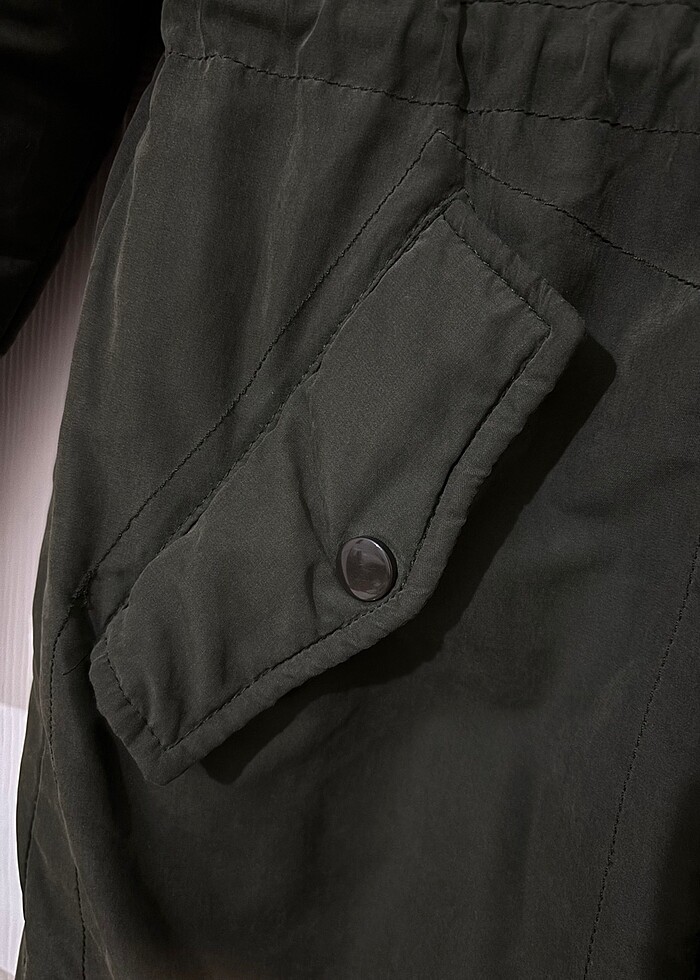 Haki yeşili parka - Görsel 5