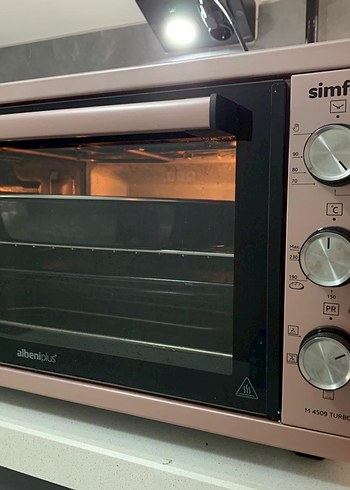 Simf Albeniplus Pembe Mini Fırın