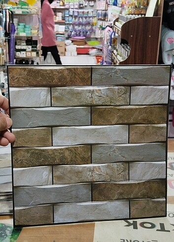 Diğer Yapışkanlı 3D duvar paneli 30x30cm 10lu