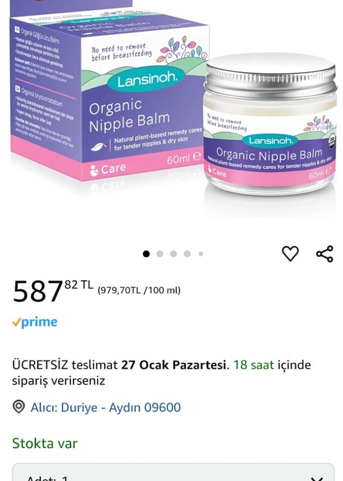 Lansinoh Göğüs Ucu Kremi - Görsel 3