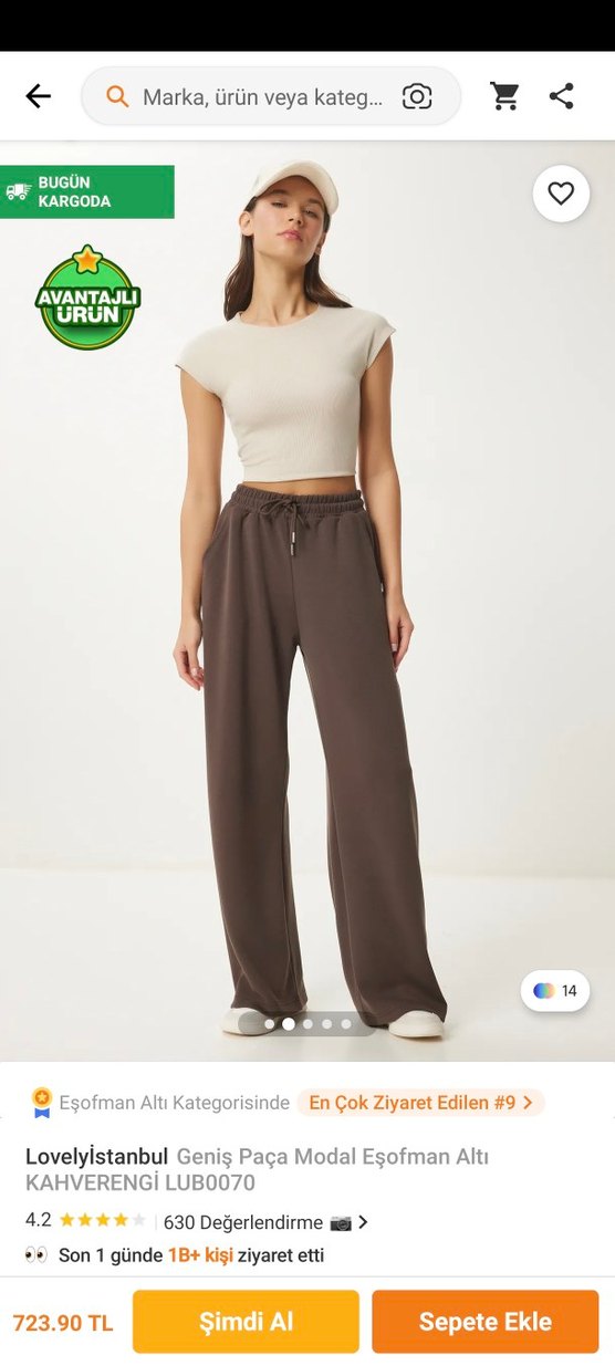 Kadın Modal Eşofman Altı - Görsel 2