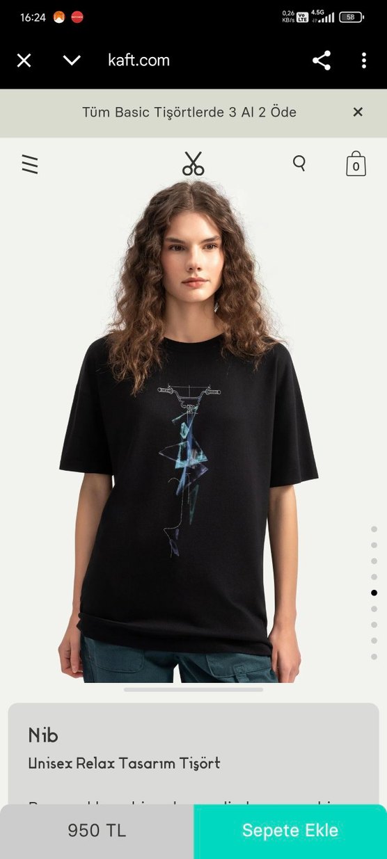 Kaft Unisex Tişört - Görsel 3