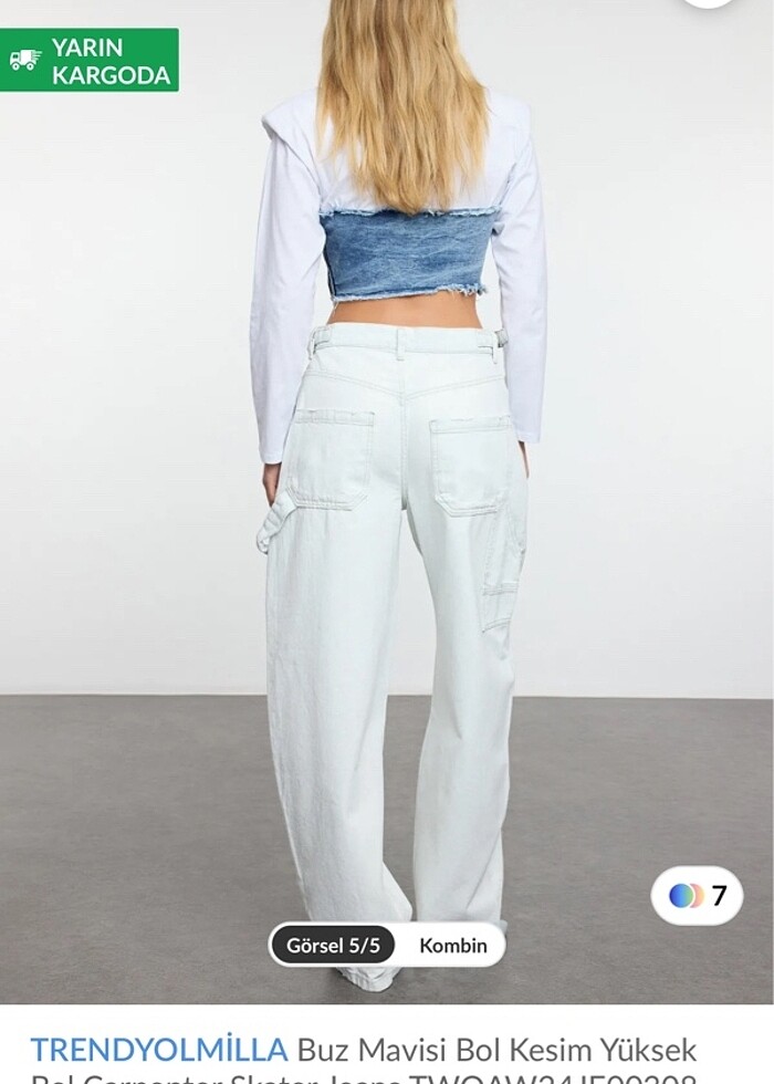 Buz mavisi jean - Görsel 3