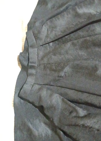 Siyah Uzun Dökümlü Gotik Etek - Görsel 7