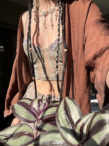 xs Beden Dantelli soft renkli crop büstiyer