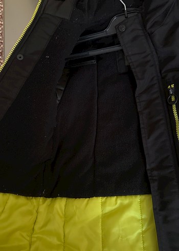 Erkek Siyah Fermuarlı Streetwear Kaban - Görsel 2