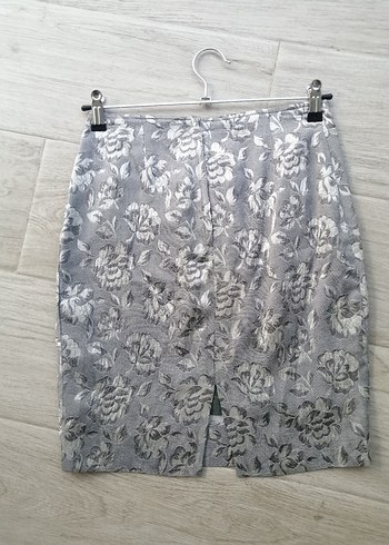 Gri Mini Etek - Görsel 3