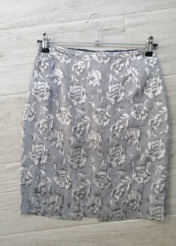 Gri Mini Etek - Görsel 2