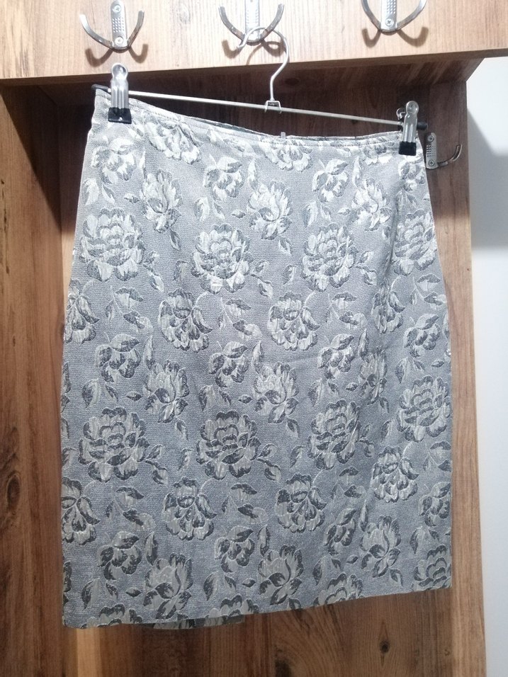 Gri Mini Etek - Görsel 4