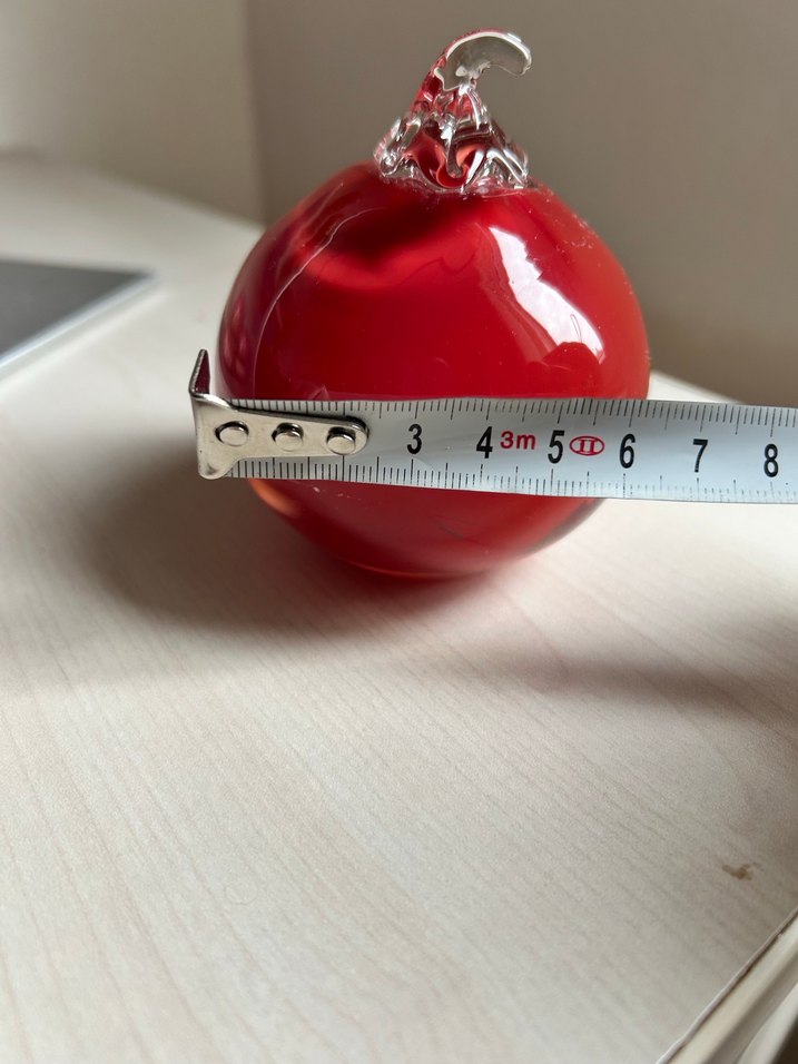 Paşabahçe Kırmızı Renkli Nar Figürü - Görsel 3