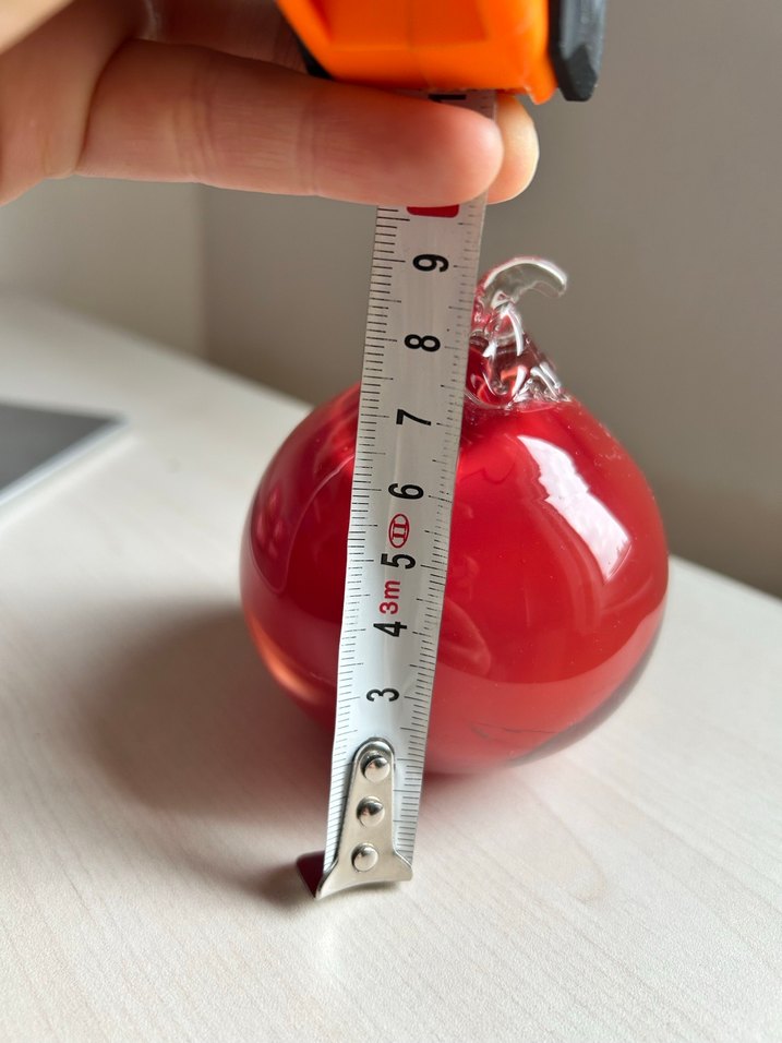 Paşabahçe Kırmızı Renkli Nar Figürü - Görsel 2