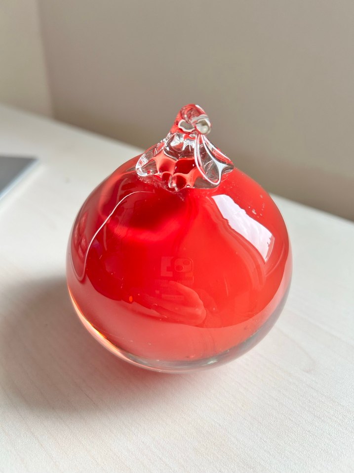 Paşabahçe Kırmızı Renkli Nar Figürü - Görsel 4