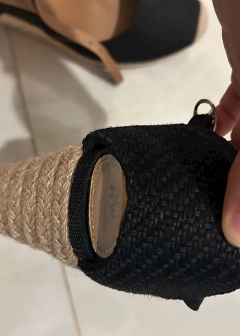 36 Beden siyah Renk H&M Siyah Kadın Dolgu Topuklu